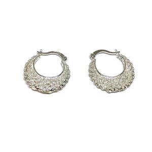 Hollow Carved Hoop Earrings
